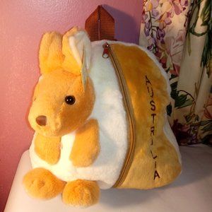 BABY'S CUTEST LITTLE "AUSTRALIA" KANGARRO SOFT BACKPACK